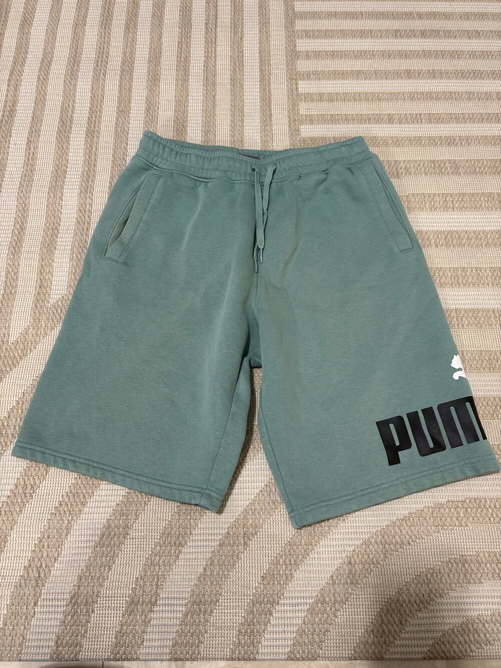 PUMA Men's Small Basketball Athletic Sweat Shorts Skater